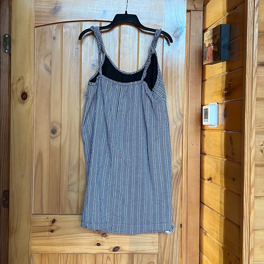 The nines by hatch gingham print cotton dress - Picture 6 of 9